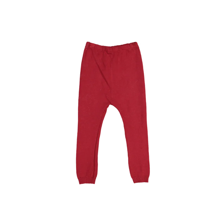 AW6008-BABY RIBBED PANTS-RED Casual Men's Japanese 