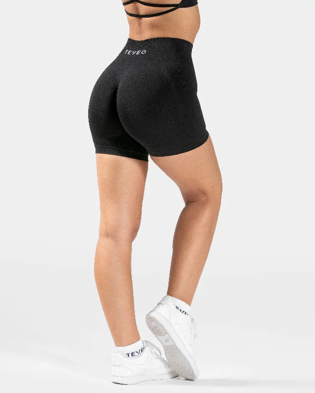 Pure Covert Scrunch Short "Schwarz" Gym