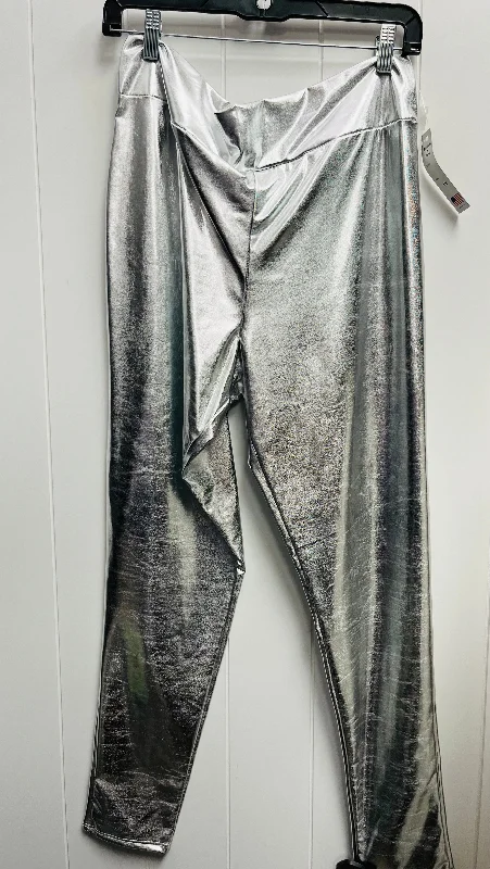 Pants Leggings By Clothes Mentor In Silver, Size: 1x Cclassic Men's Tweed